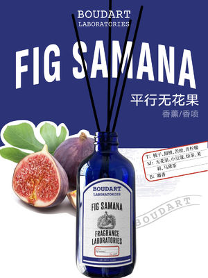 FIG SAMANA Reed Diffuser Aroma Rattan Sticks dans un style de design élégant avec des notes de haut de pêche