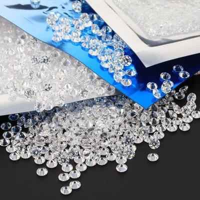1000 pièces par paquet 5A Melee Blanc CZ pierre libre cube Zirconia pour les bijoux de femmes Moissanite