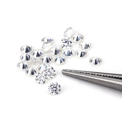 gros de moissanite en gros de petite taille moissanite découpée en rond 0,8 mm- 3 mm Blanc D moissanite diamant VVS1 par carat pour bijoux Hip Hop