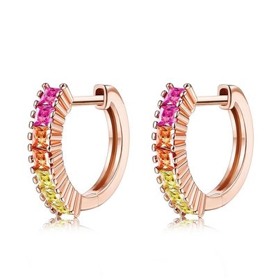 Arc-en-ciel Sterling Silver Jewelry Earrings