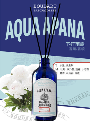 AQUA APANA diffuseur de roseau bouteille en verre de parfum huile essentielle arôme bâtonnets de rotin pour la décoration intérieure