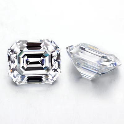 Émeraude coupée EF Blanc VVS pierre précieuse synthétique Moissanite en vrac Diamant pour bagues