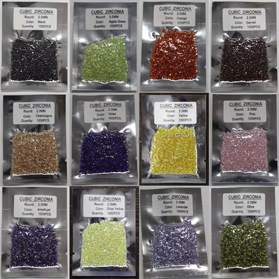 AAAAA 5A Étoile blanche claire de coupe de qualité résistante à la chaleur pierres précieuses en zirconium cube lâche