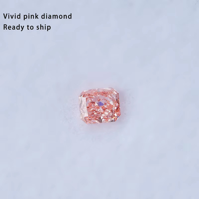 Coupe radiante rouge Diamant moissanite en vrac bijoux rose vif Diamants cultivés en laboratoire moissanite
