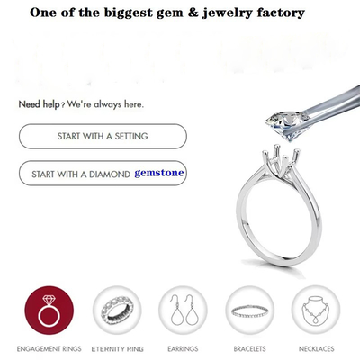 Créé en laboratoire Vvs Diamants ronds Coupe brillante Petite taille Blanc D Loose Melee Moissanite
