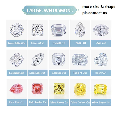 DEF VS Couleur blanche Diamants cultivés en laboratoire Moissanite Marquise en vrac Moissanite Couche coupée 3*3-5*5m