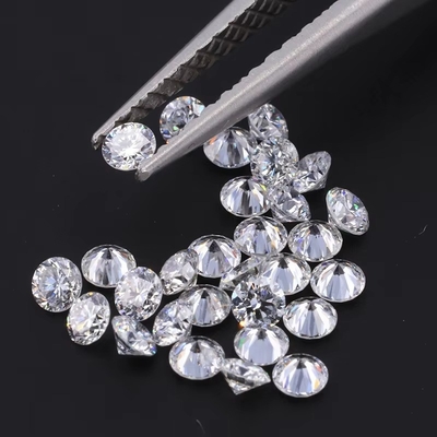 0.8-3.3mm Ronde Coupe Brillante Homme Fait Diamant Moissanite DEF VVS VS Diamant Cultivé en Laboratoire