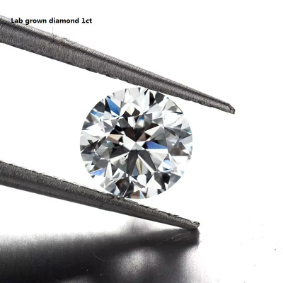 1 carat HPHT CVD Diamant DEF Couleur VS VVS Ronde Coupe brillante en laboratoire Diamant en vrac