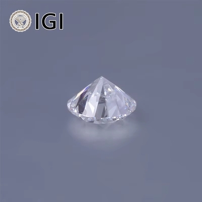 1 carat HPHT CVD Diamant DEF Couleur VS VVS Ronde Coupe brillante en laboratoire Diamant en vrac