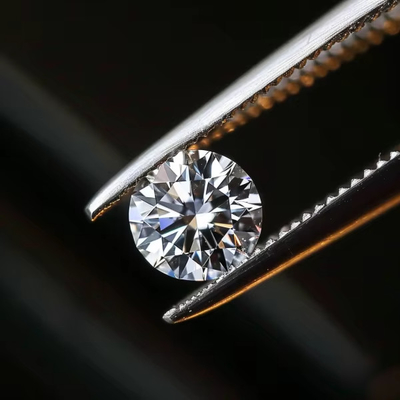 5 mm-20 mm VVS1 Blanc, découpé en moissanite, à l'aide d'un traitement thermique pour les boucles d'oreilles