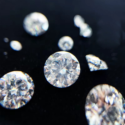 5 mm-20 mm VVS1 Blanc, découpé en moissanite, à l'aide d'un traitement thermique pour les boucles d'oreilles