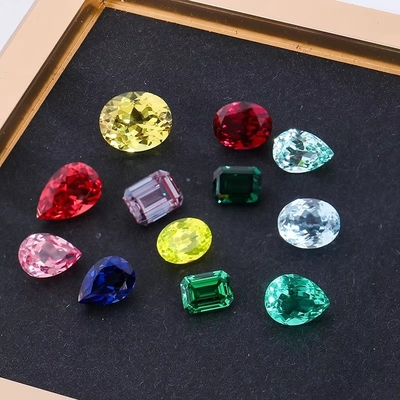 Coupe ovale brillante 6*8mm certifiée en laboratoire Moissanite de couleur lâche pour bijoux féminins