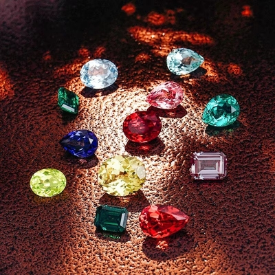 Coupe ovale brillante 6*8mm certifiée en laboratoire Moissanite de couleur lâche pour bijoux féminins