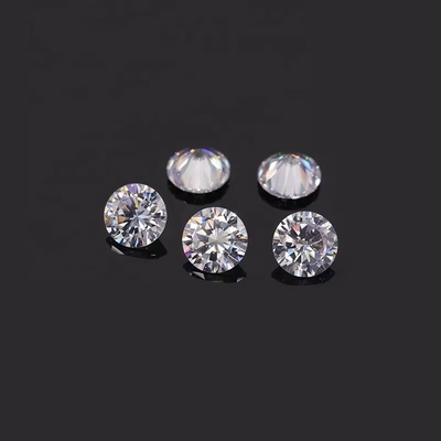 Petit collier en moissanite en argent à perles lâches à petites facettes pour la conception de bijoux