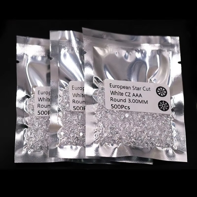 Petit collier en moissanite en argent à perles lâches à petites facettes pour la conception de bijoux