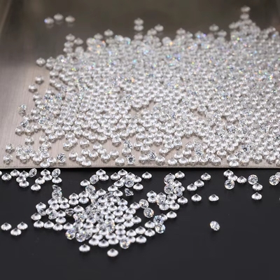 1000 pièces par paquet 5A Melee Blanc CZ pierre libre cube Zirconia pour les bijoux de femmes Moissanite