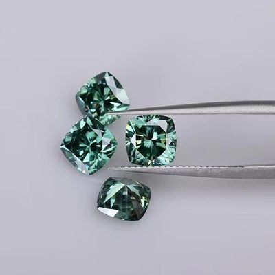 La princesse coupe vivante jaune Mosanita VVS Loose Émeraude Moissanite Diamant moissanite anneaux rose moissanite alliance