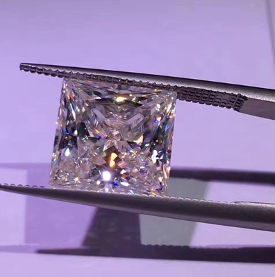 La princesse coupe vivante jaune Mosanita VVS Loose Émeraude Moissanite Diamant moissanite anneaux rose moissanite alliance
