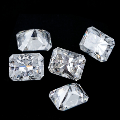Princesse Verte Jaune Rose Moissanite Pierre VVS Coussin lâche Mosanita Diamant or rose moissanite bagues de fiançailles