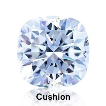 Moissanite anneau ovale synthétique gemme ronde coupe brillante Charles VVS Loose Mossanite Diamant moissanite anneaux 1 carat
