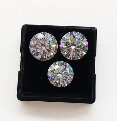 Moissanite anneau ovale synthétique gemme ronde coupe brillante Charles VVS Loose Mossanite Diamant moissanite anneaux 1 carat