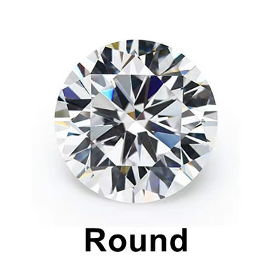 Moissanite anneau ovale synthétique gemme ronde coupe brillante Charles VVS Loose Mossanite Diamant moissanite anneaux 1 carat