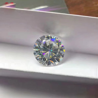 Des boucles d'oreilles en moissanite diamant cœur princesse Asscher coussin rond coupe brillante Charles VVS pierre précieuse