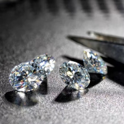 Fabricants en gros de pierres en moissanite en vrac Diamant Test GRA diamants ronds Moissanite en vrac pierres pour la fabrication de bijoux