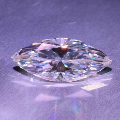 anneau en moissanite en forme de poire personnalisé GRA VVS Mossanite Clarité Loose Moissanite Diamants Moissanite pierres précieuses