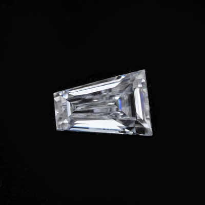 Ringe de solitaire en moissanite en gros Mossanite Gem Baguette conique coupée Charles VVS Loose Moissanite Diamant