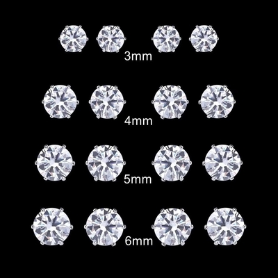 Fabriqué en laboratoire en gros blanc jaune rouge rose noir bleu diamant rond brillant moissanite découpée en vrac pour bijoux