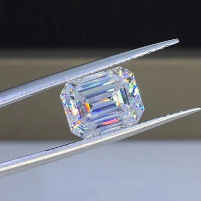 Moissanite jaune vif Gem Radiant Coupe GRA VVS Loose Moissanite Diamant Pour l' Or Ringe