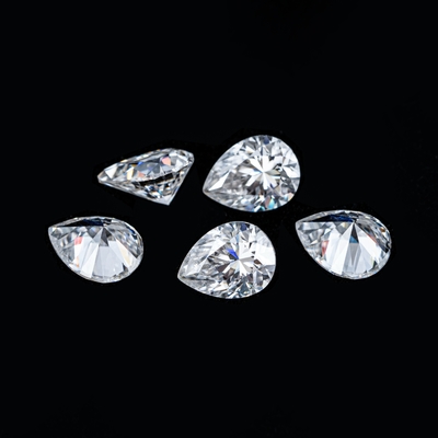 Vente en gros de moissanite en vrac Diamant GRA pierres D EF Couleur 1mm-8mm Pour faire des bijoux