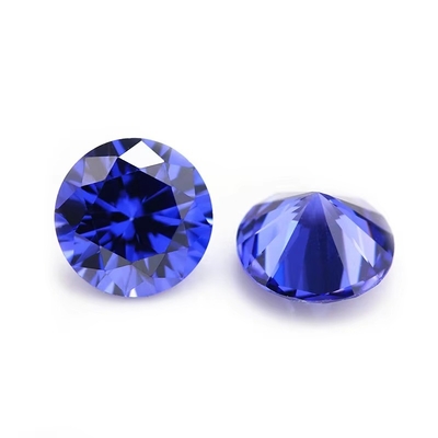 Gros de 3A Couleurs CZ pierres découpées en rondes 3,0 mm, 9,0 mm, diamants de moissanite pour bijoux en argent