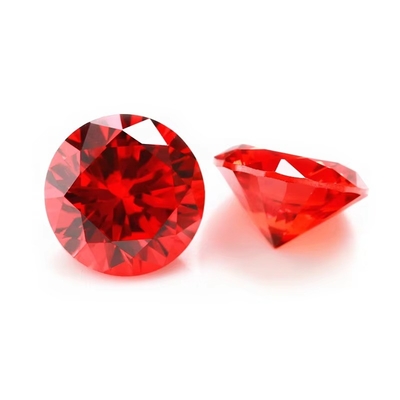 Gros de 3A Couleurs CZ pierres découpées en rondes 3,0 mm, 9,0 mm, diamants de moissanite pour bijoux en argent