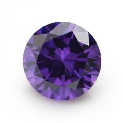 5A Qualité pierres précieuses en vrac couleurs Zircon Diamants découpé en rond 1,75 mm 2,25 mm Synthétique 5ct Pour Moissanite Ring