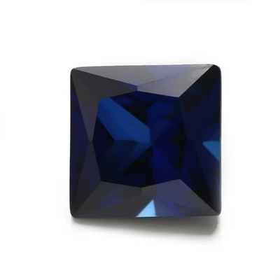 Les pierres précieuses synthétiques 34# Saphir Carré 1,5x1,5mm-10x10mm Corindon pierre précieuse en vrac pour les anneaux vvs pendentif personnalisé moissanite