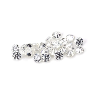 Moissanite en forme ronde coupée par carat DEF Moissanite de petite taille VVS1 cultivée en laboratoire Diamant de forme carrée