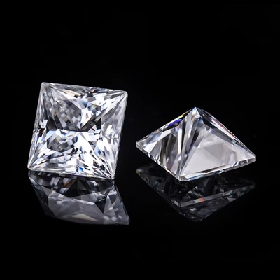 La princesse coupée libre GRA Moissanite Diamant D VVS1 Moissanite de forme carrée