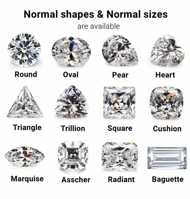 La princesse coupée libre GRA Moissanite Diamant D VVS1 Moissanite de forme carrée