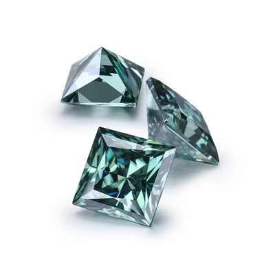 Coupe de princesse 5.5x5.5mm Moissanite 1 carat Couleurs VVS Carré Brillant Diamant lâche