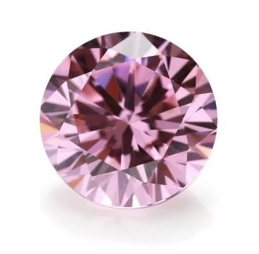 Peridot couleurs roses CZ Perles synthétiques Cube Zirconia pierre précieuse en vrac Pour boucles d'oreilles en diamant