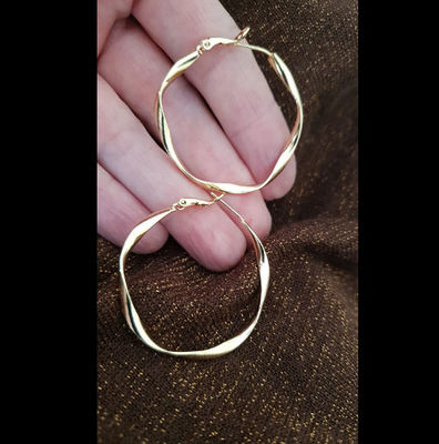 18k or Sterling Silver Jewelry Earrings