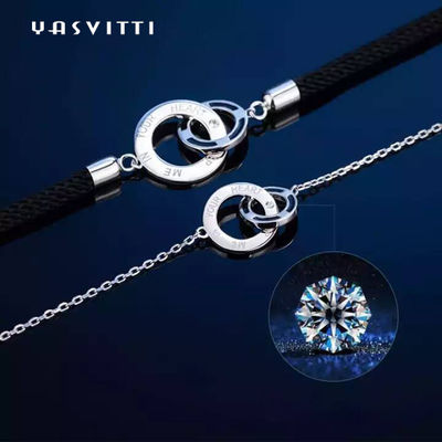 chaîne de 0.22m 0.1oz Sterling Silver Jewelry Sets Silver et ODM d'ensemble de bracelet