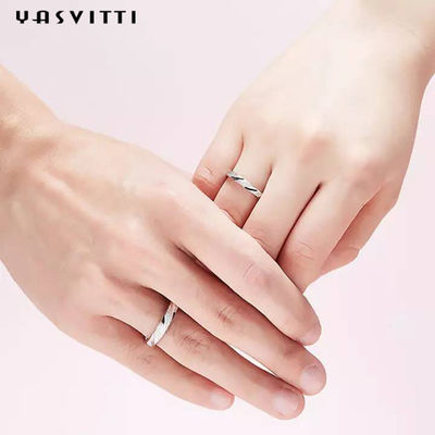 2.11g GV d'anneau de Sterling Silver Rings Silver Engraved de solide du festival 19mm