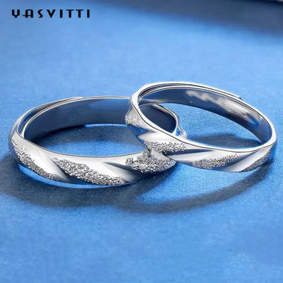 2.11g GV d'anneau de Sterling Silver Rings Silver Engraved de solide du festival 19mm
