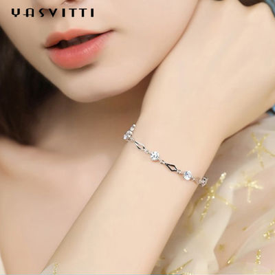 19.5cm ODM argenté d'or de bracelet de coeur d'amour de bracelet de glisseur de 5 grammes