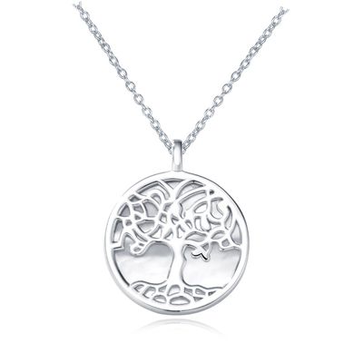 0.6in PVD plaquant Sterling Silver Jewelry Necklaces collier de la CZ de 10 grammes