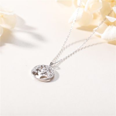 10 arbre du gramme 0.02m du collier pendant de la vie épousant le collier du zircon 5A