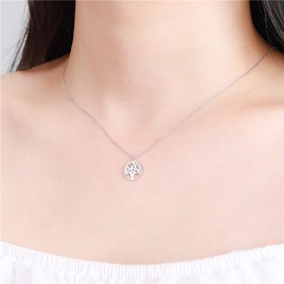 10 arbre du gramme 0.02m du collier pendant de la vie épousant le collier du zircon 5A